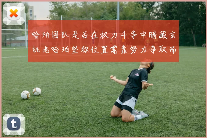 哈珀团队是否在权力斗争中暗藏玄机老哈珀坚称位置需靠努力争取而非索要